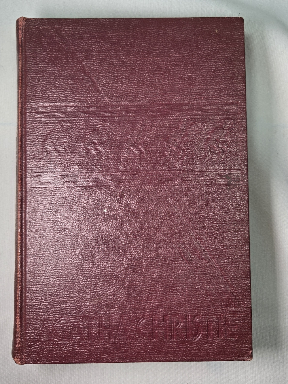 Classic Hardcover Book in Deep Maroon